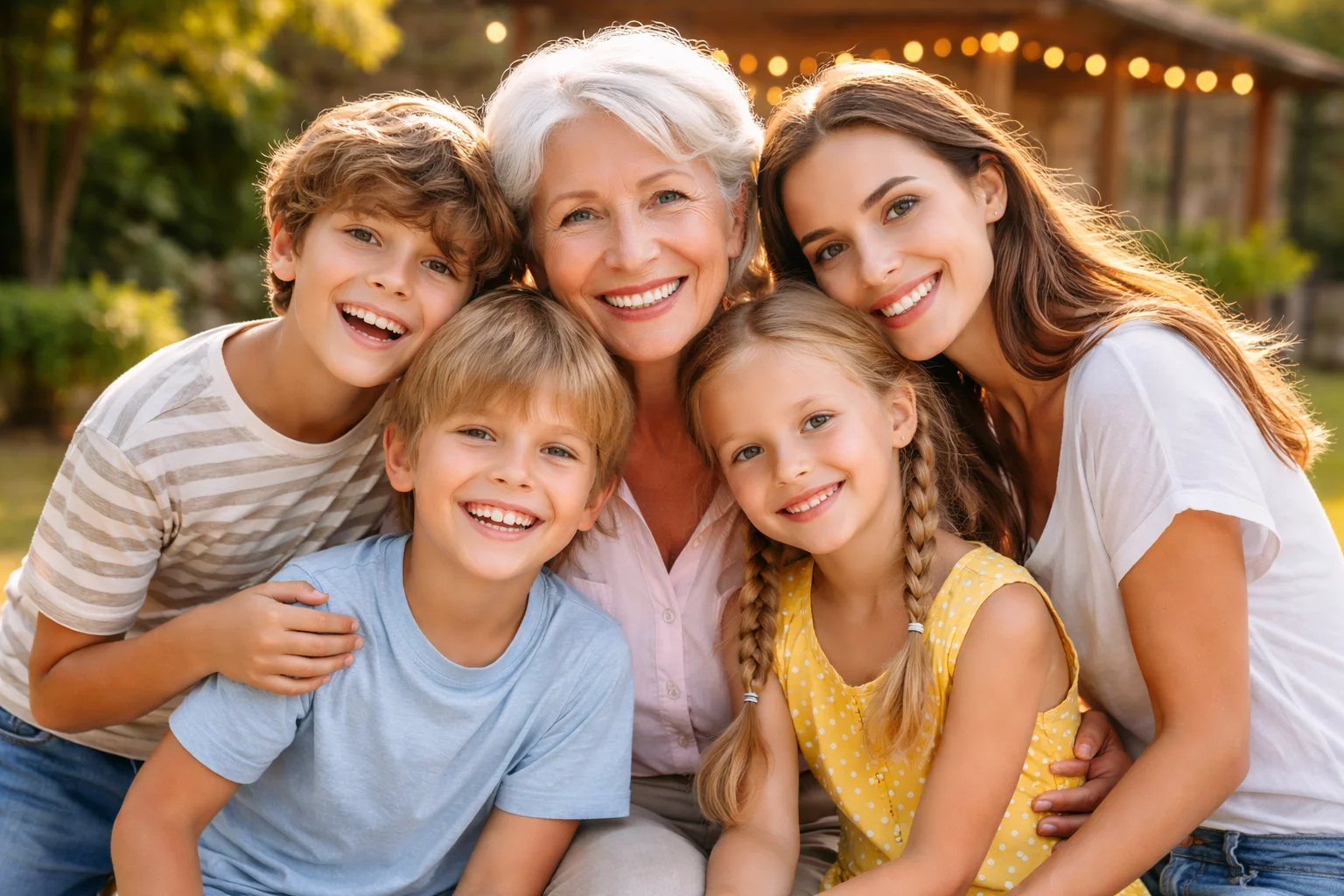 Фотосессия для двух поколений