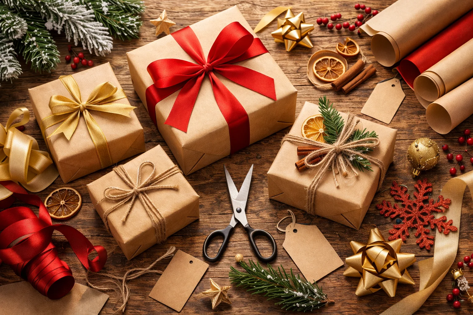 Красивое оформление подарков