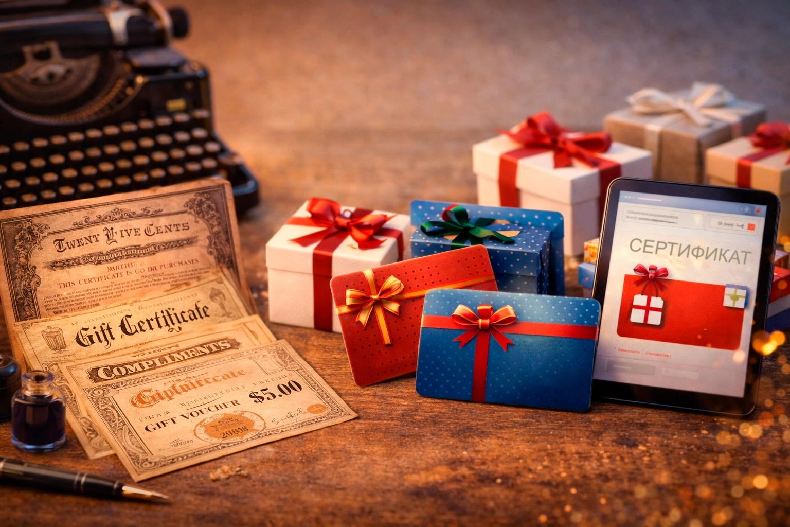 Эволюция подарочных карт