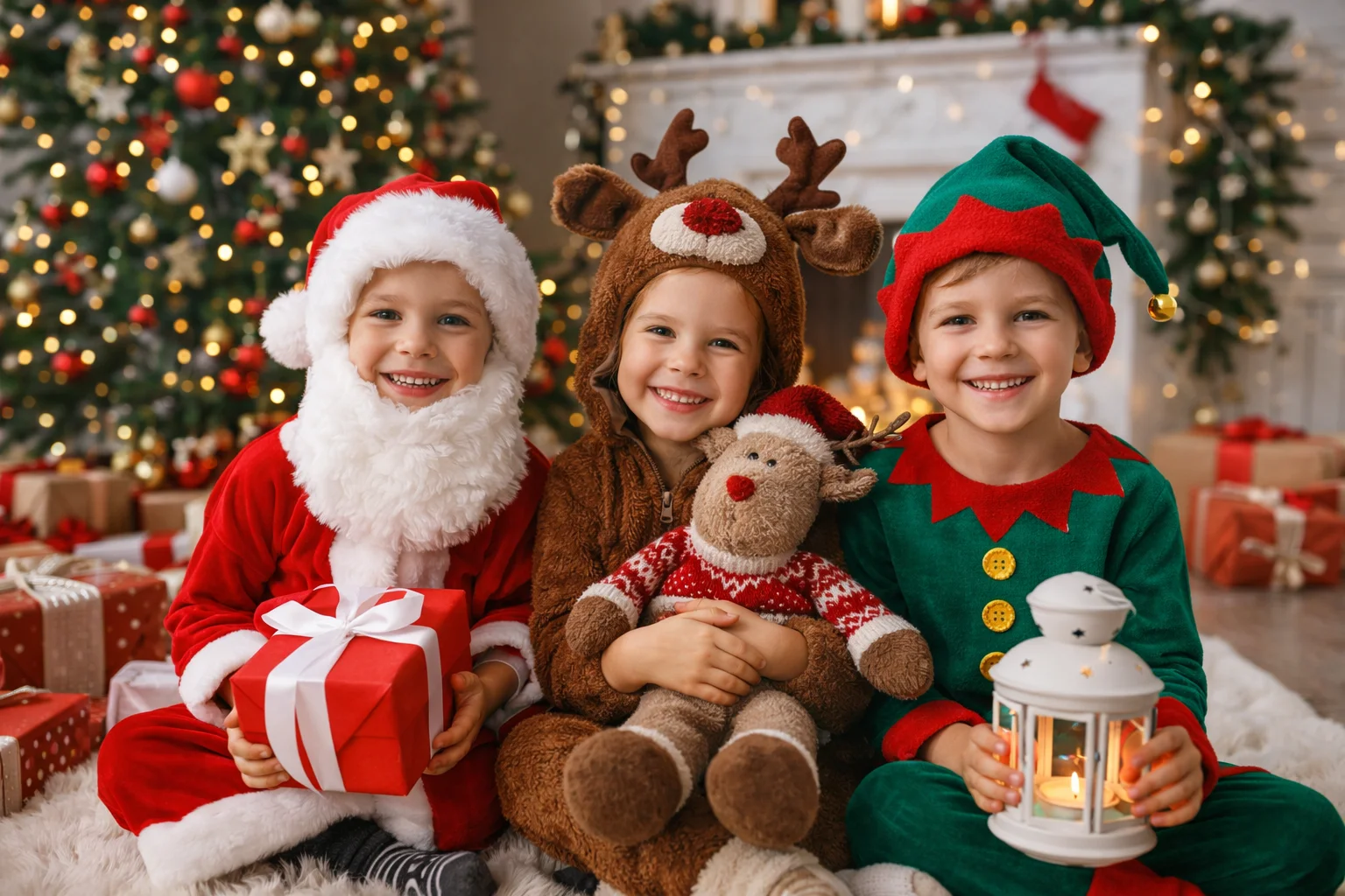 Новогодние фотосессии с детьми