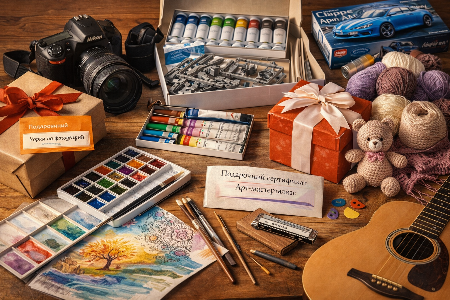 Подарки для творческих людей и хобби‑подарки
