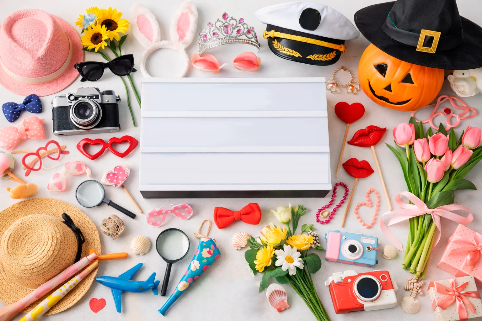 Подготовка аксессуаров для тематической фотосессии