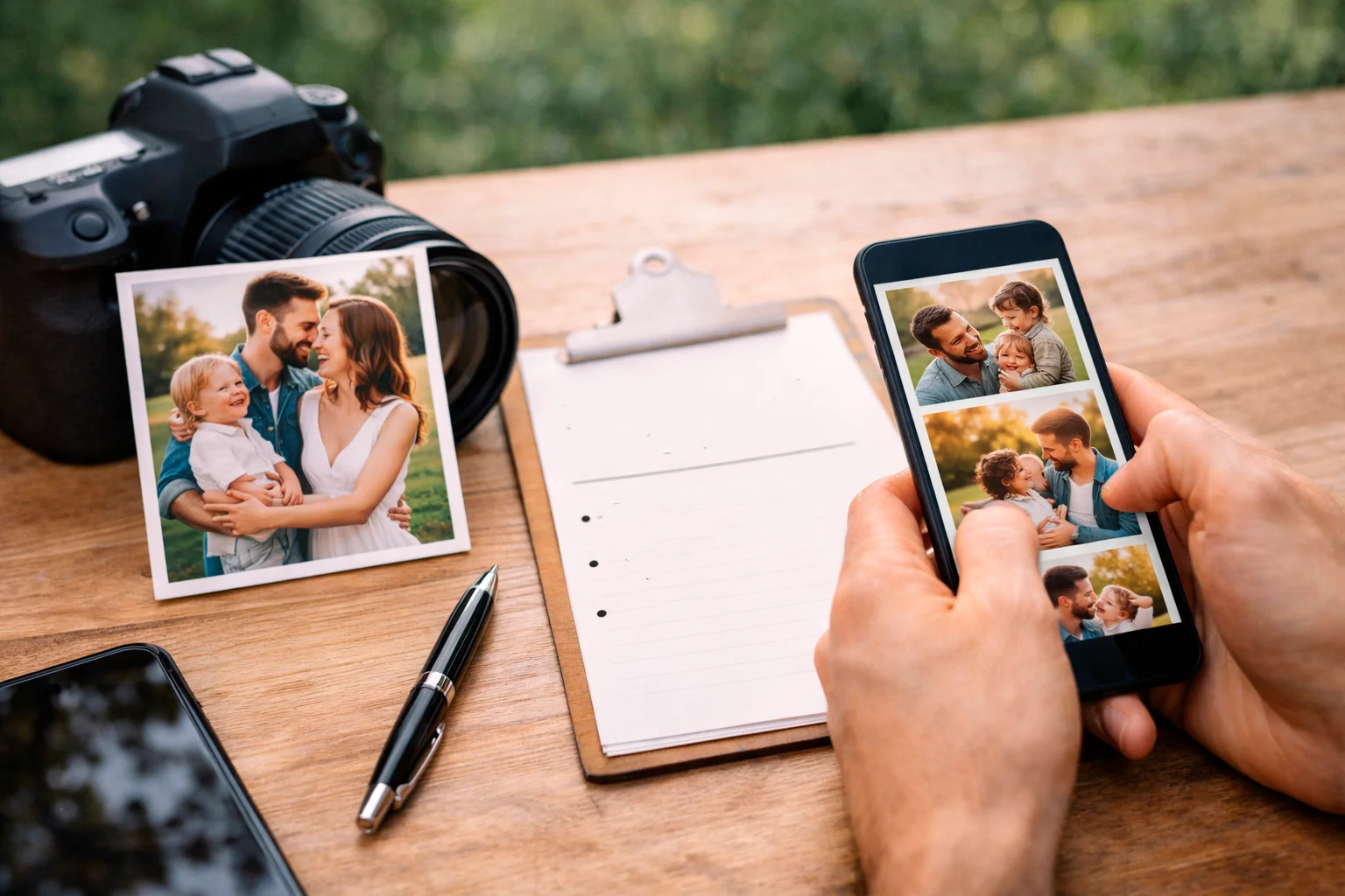 Выбор фотографа для семейной фотосессии впервые