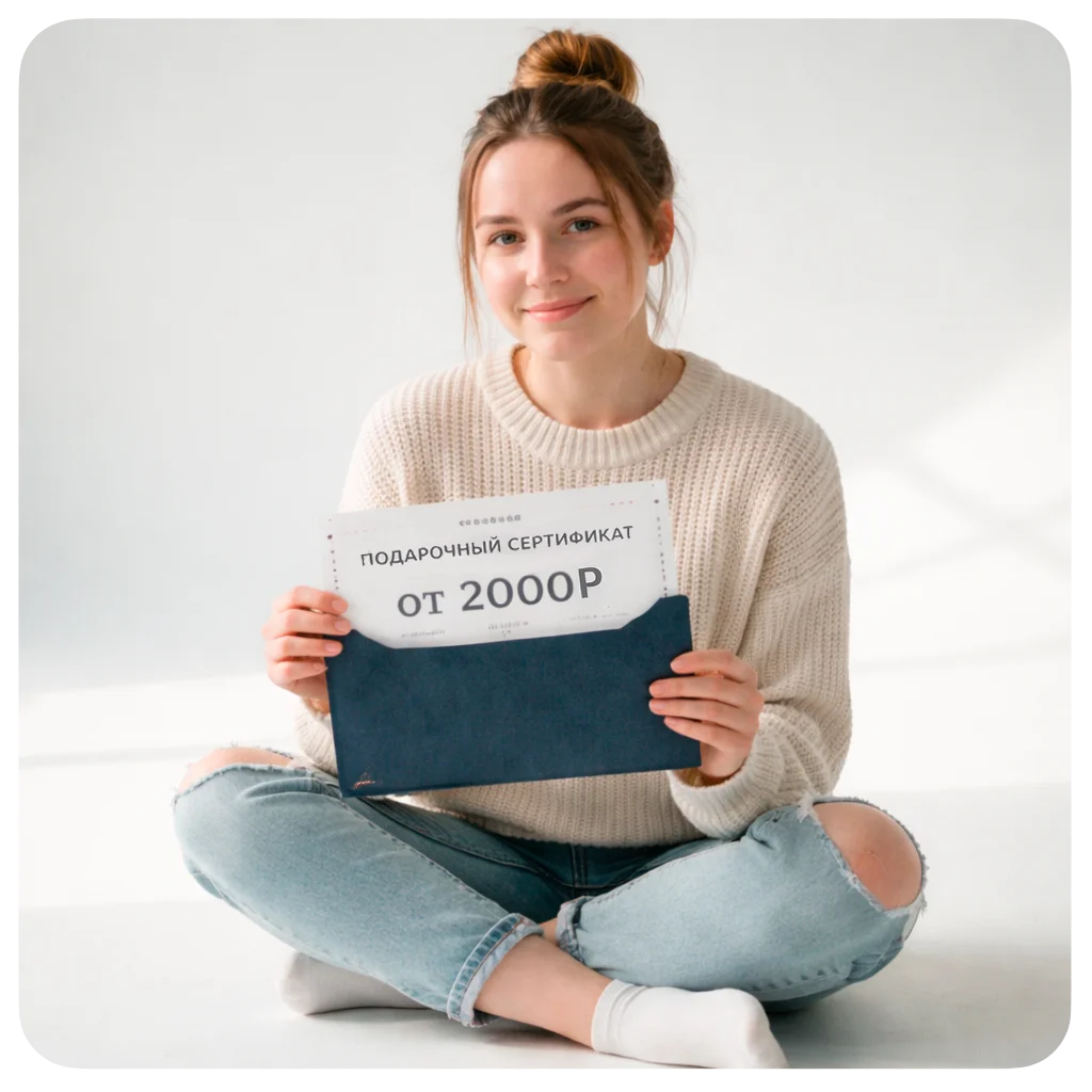 Сертификат для женщины