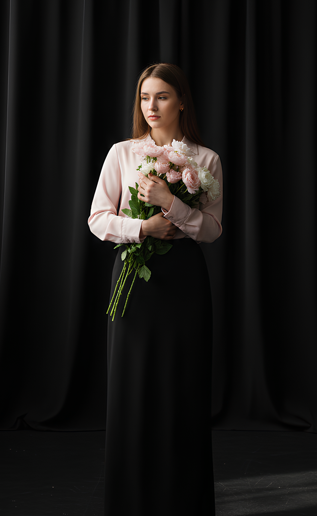 Чёрный и белый зал